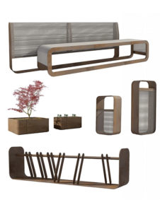 realizzazione arredo urbano studioline